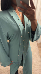 Kimono Perle turquoise