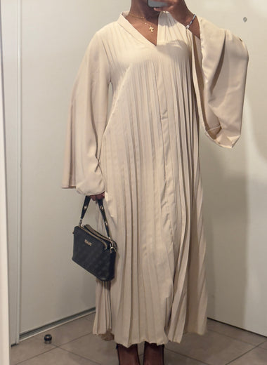 Robe Diana « beige »