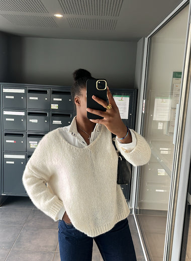 Pull Grâce « beige »