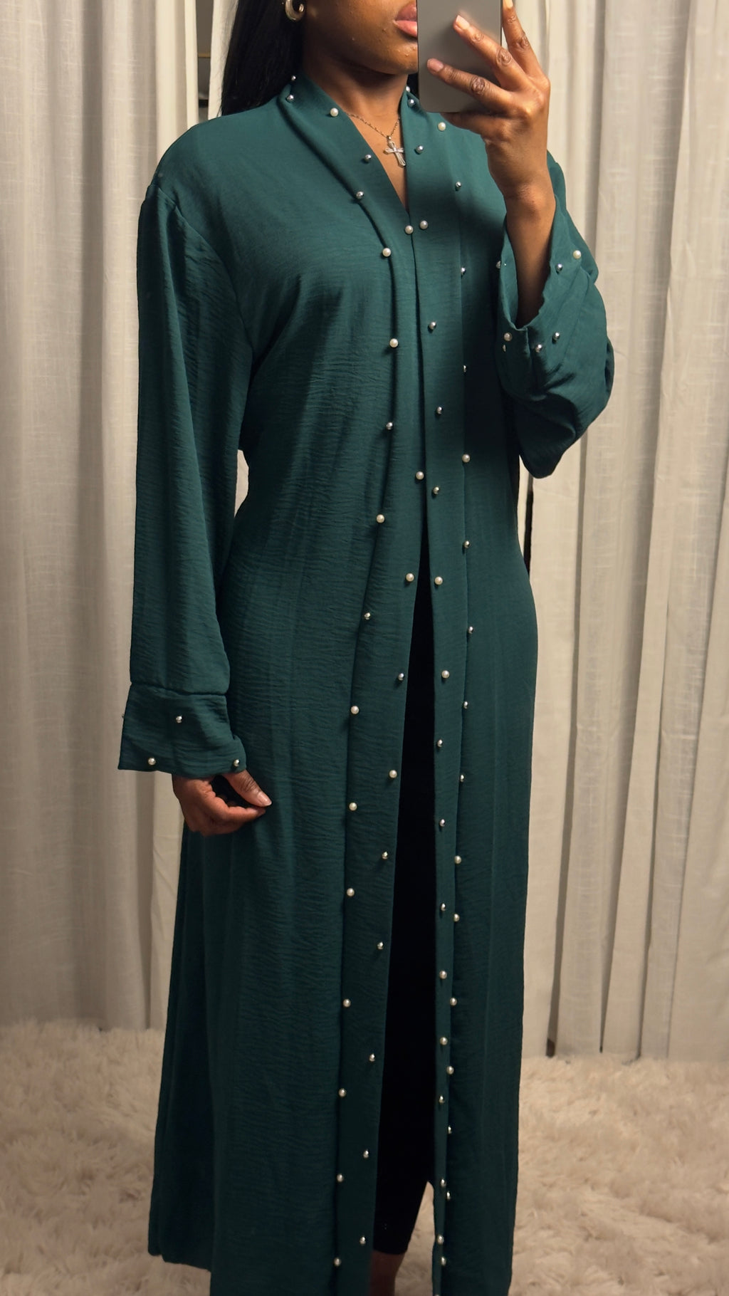 Kimono Perle vert sapin