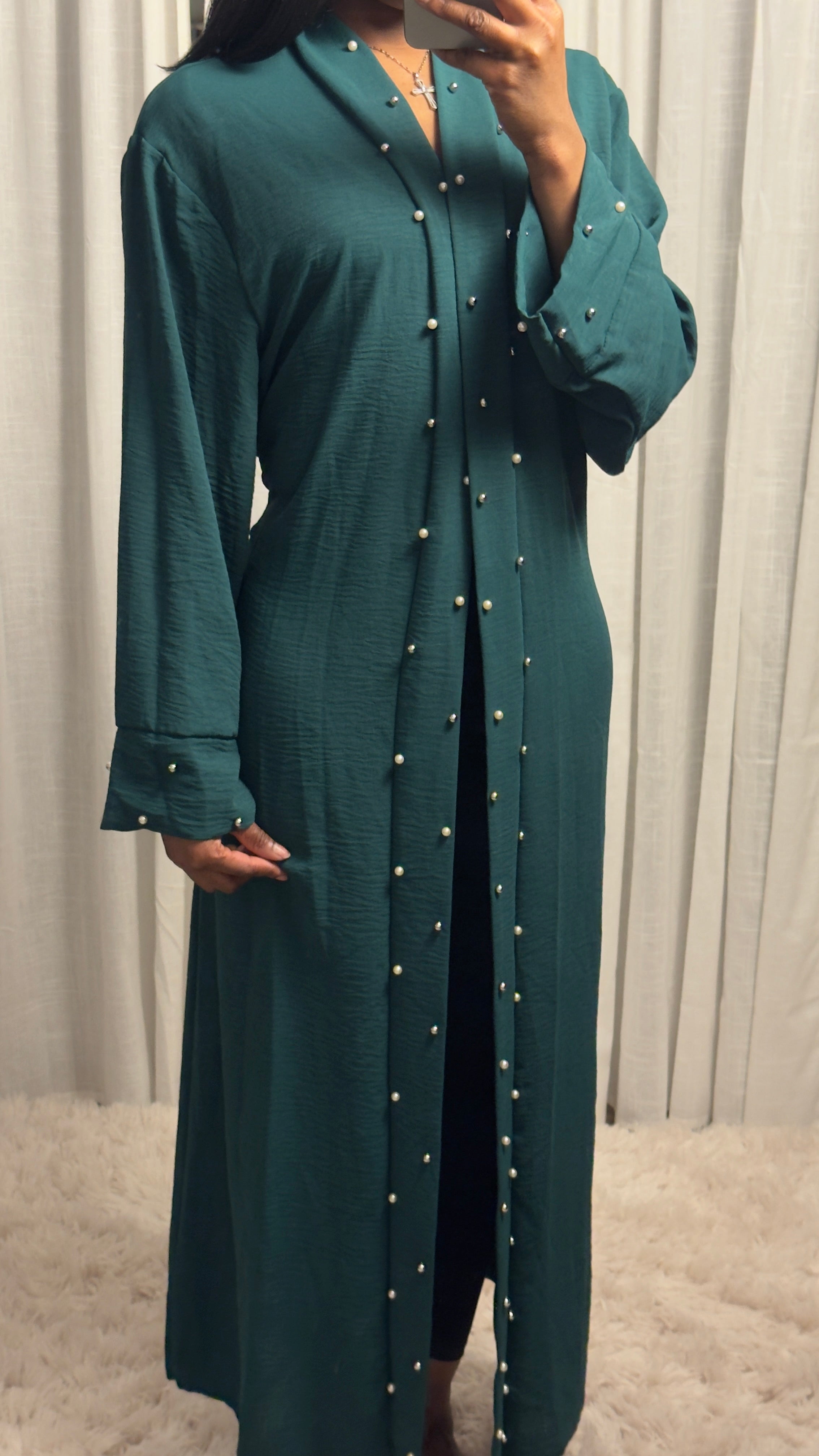 Kimono Perle vert sapin