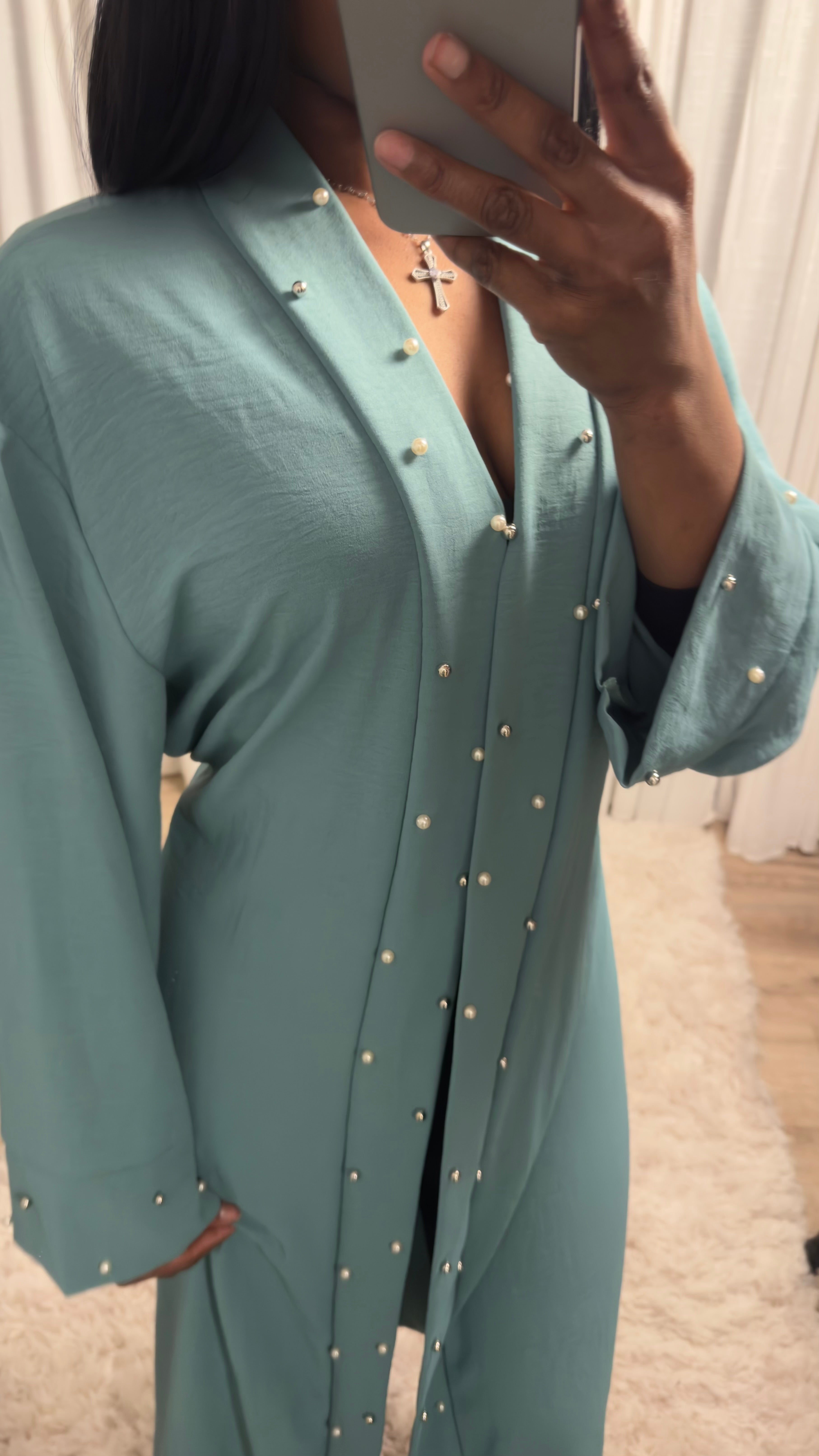 Kimono Perle turquoise