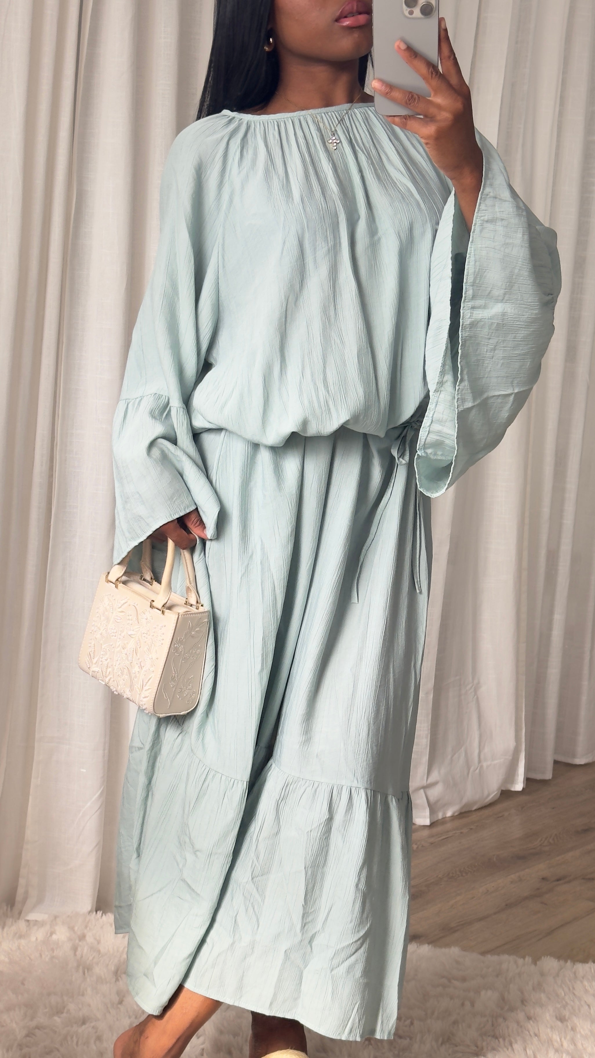 ROBE OLIVIA - VERT D'EAU