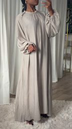 ROBE LONGUE ABIGAEL - TAUPE