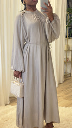 ROBE LONGUE ABIGAEL - TAUPE