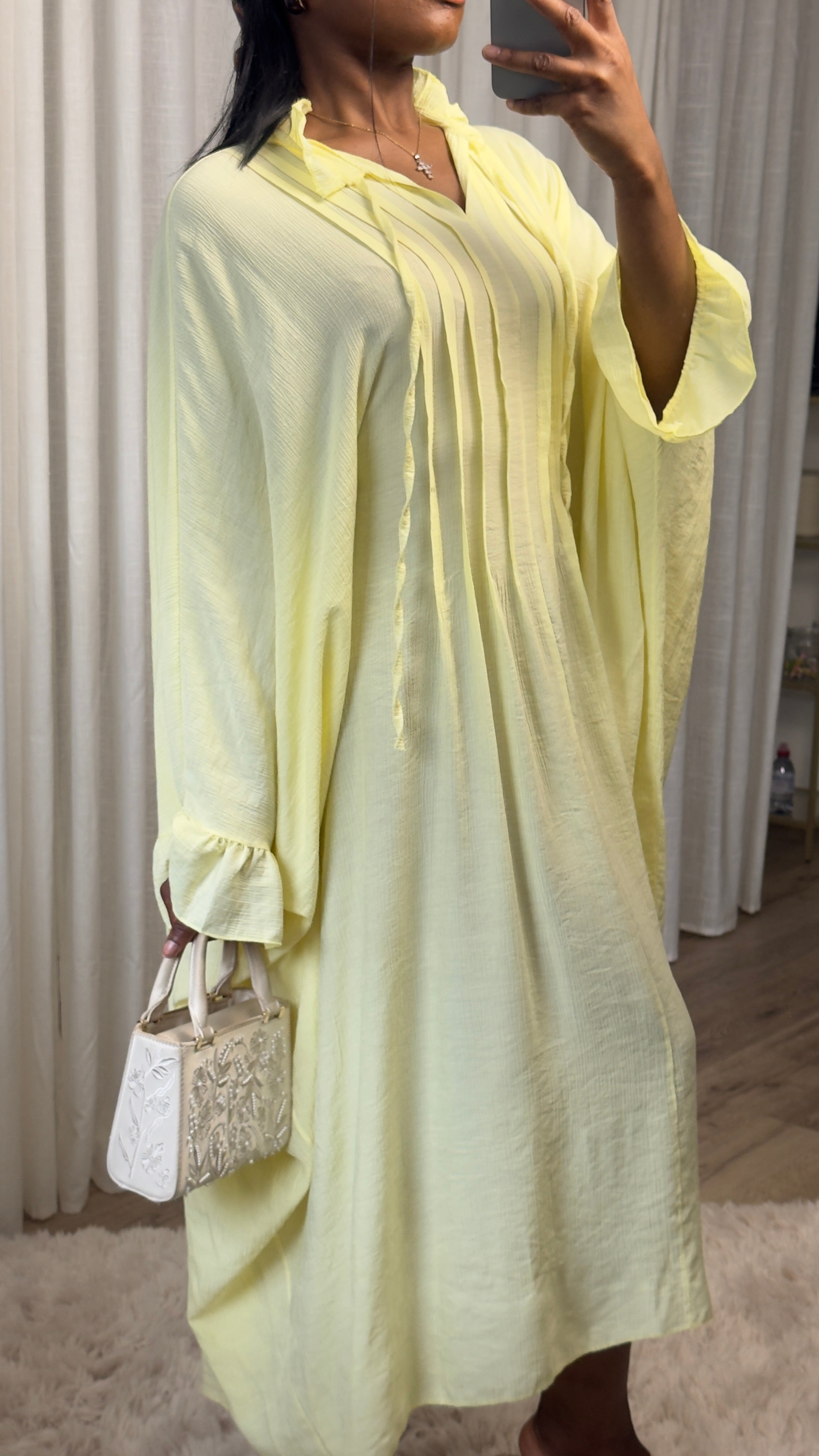 LA ROBE CAYLA - JAUNE