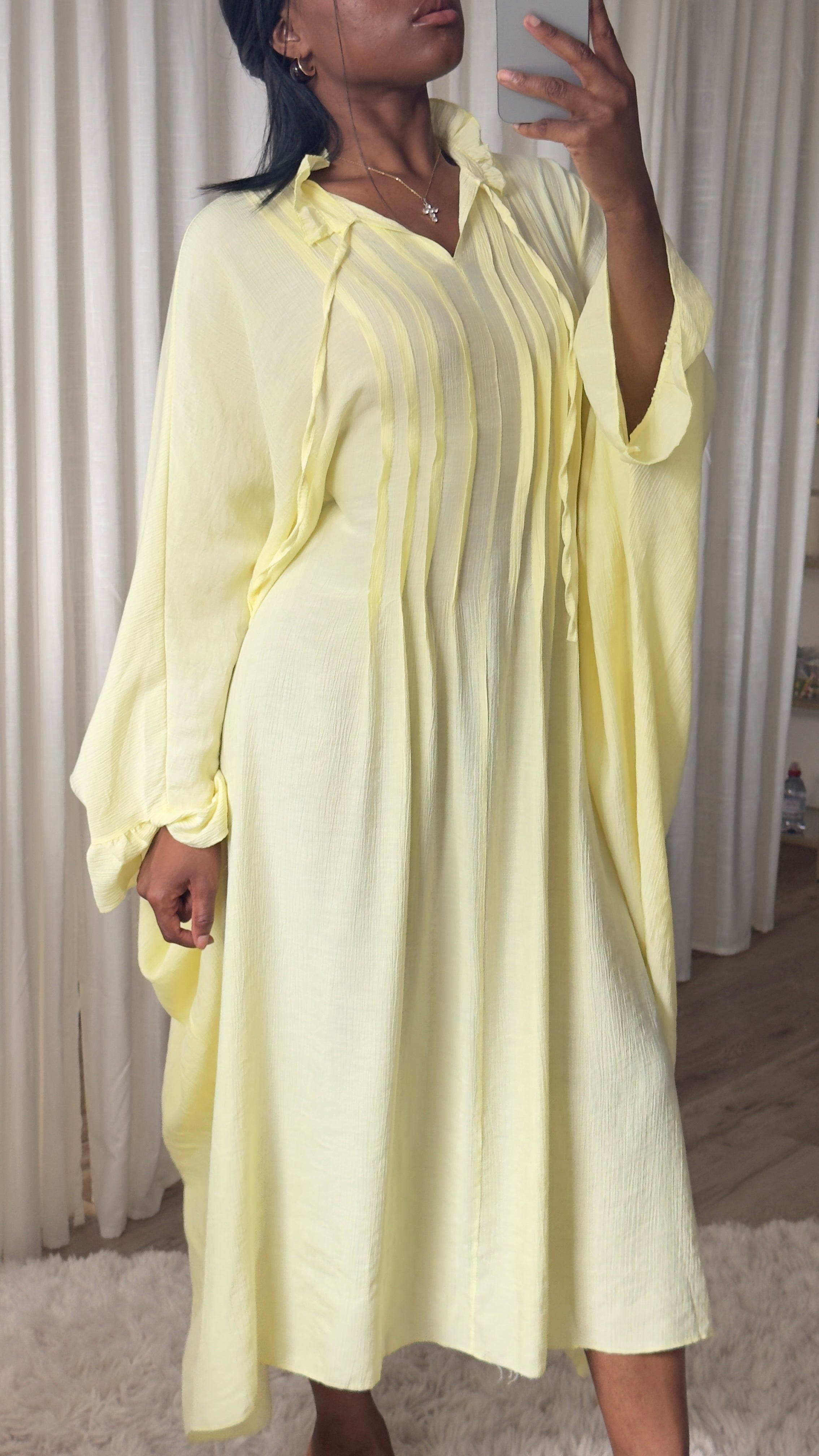 LA ROBE CAYLA - JAUNE
